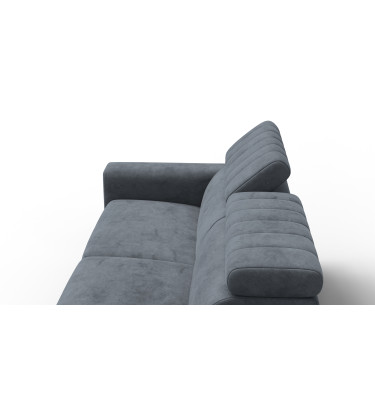 Sofa 3-Sitzer NORDEL, dunkelgrau