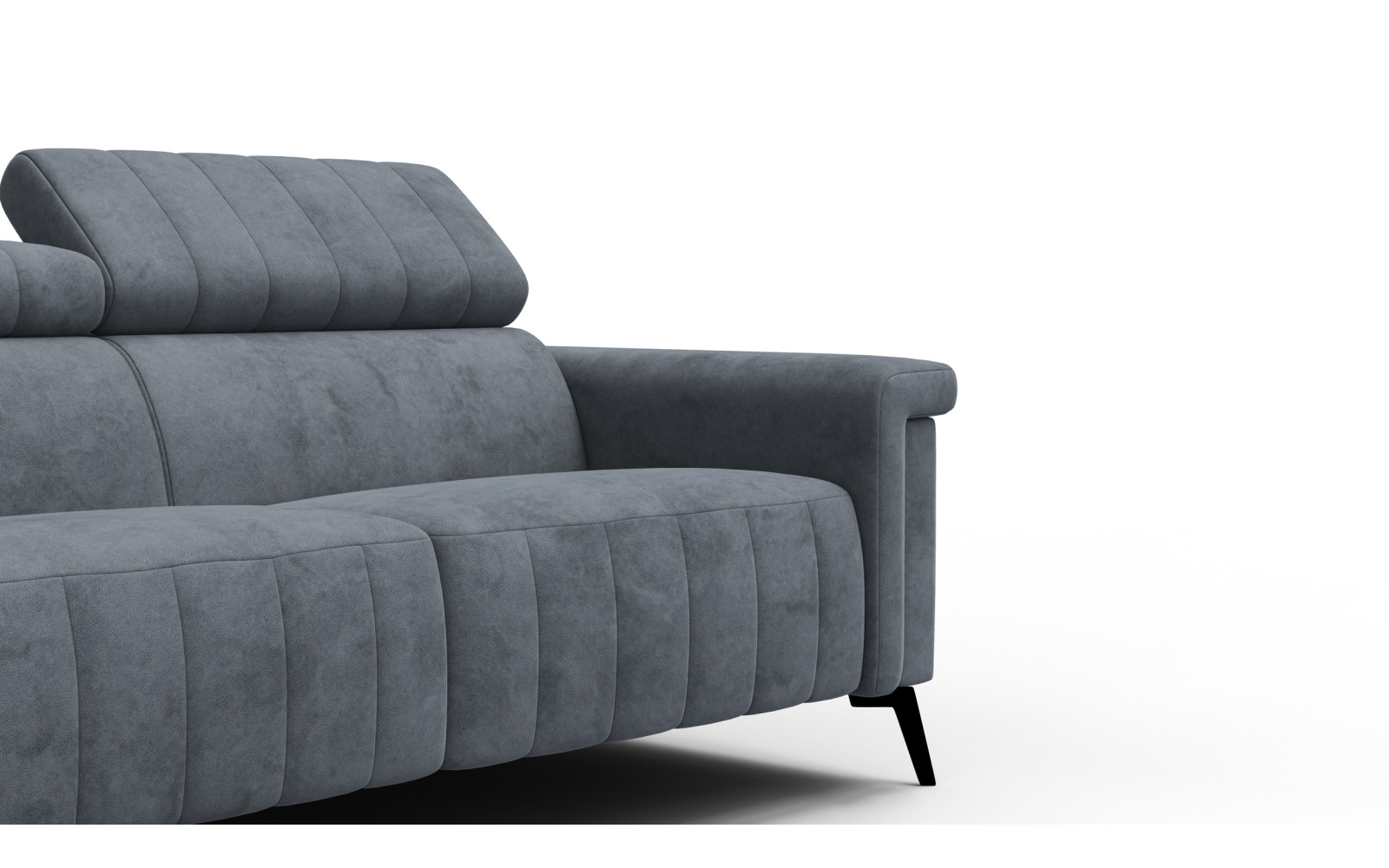 Sofa 3-Sitzer NORDEL, dunkelgrau