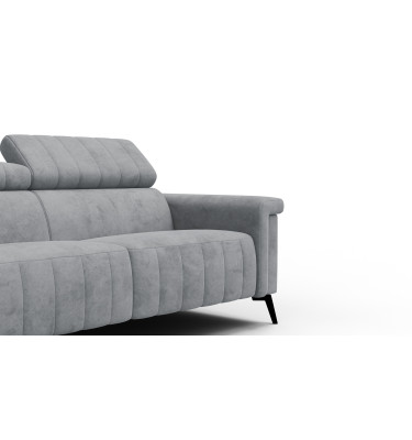 Sofa 3-Sitzer NORDEL, grau