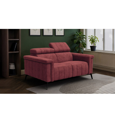 Sofa 2-Sitzer NORDEL, bordeaux