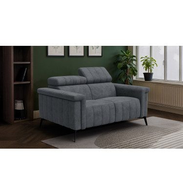 Sofa 2-Sitzer NORDEL, dunkelgrau