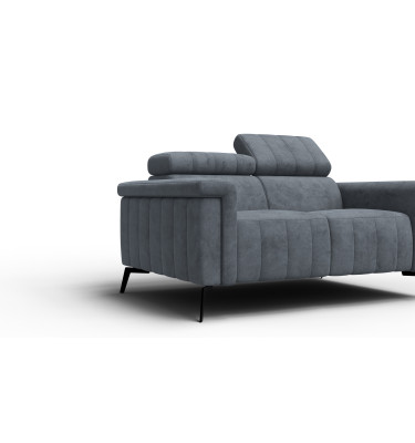 Sofa 2-Sitzer NORDEL, dunkelgrau
