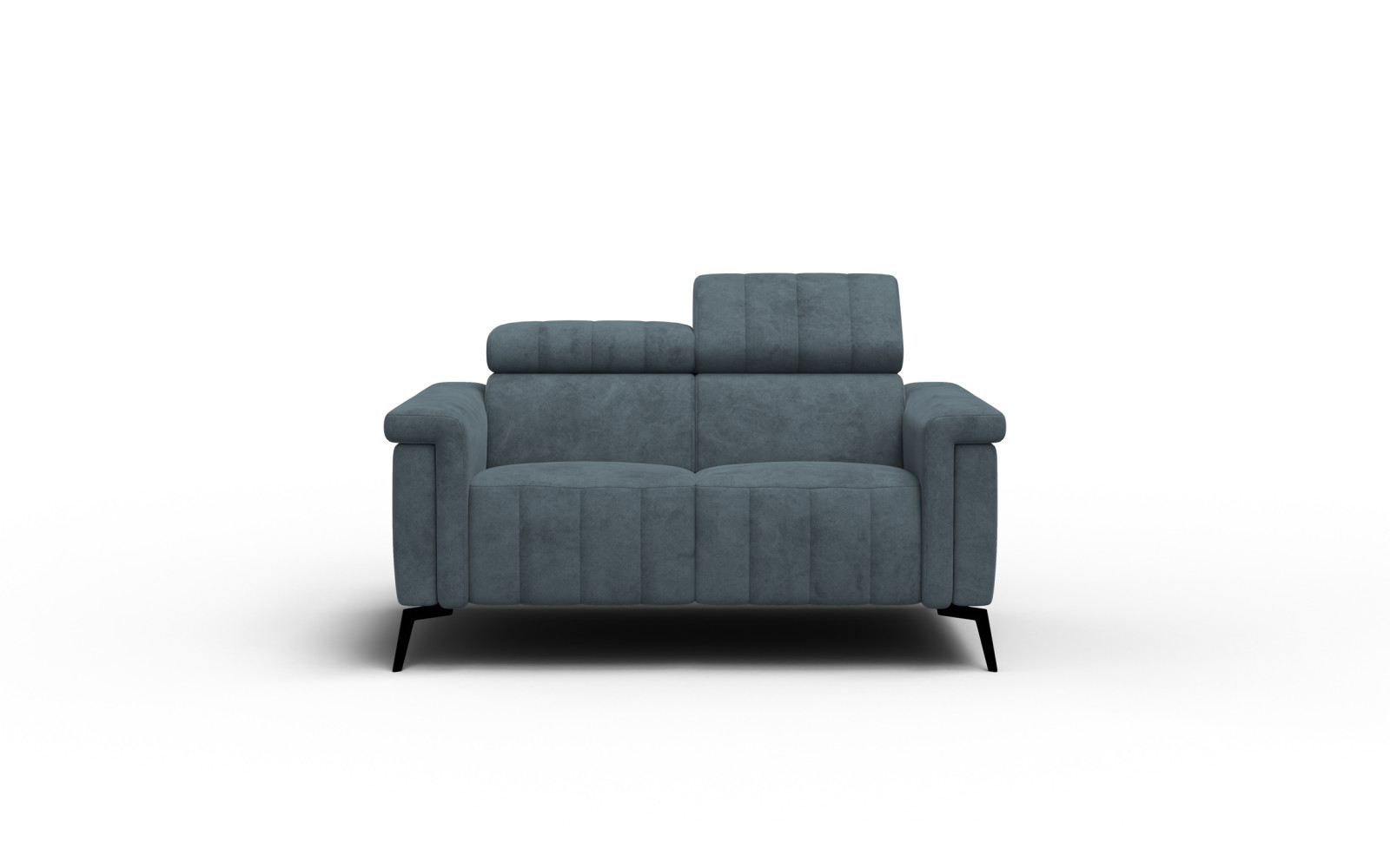 Sofa 2-Sitzer NORDEL, blaugrau