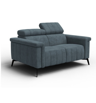 Sofa 2-Sitzer NORDEL, blaugrau