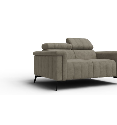 Sofa 2-Sitzer NORDEL, dunkles beige