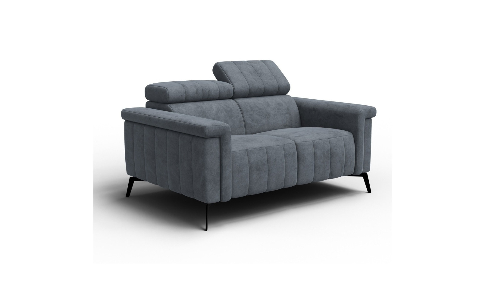 Sofa 2-Sitzer NORDEL, dunkelgrau