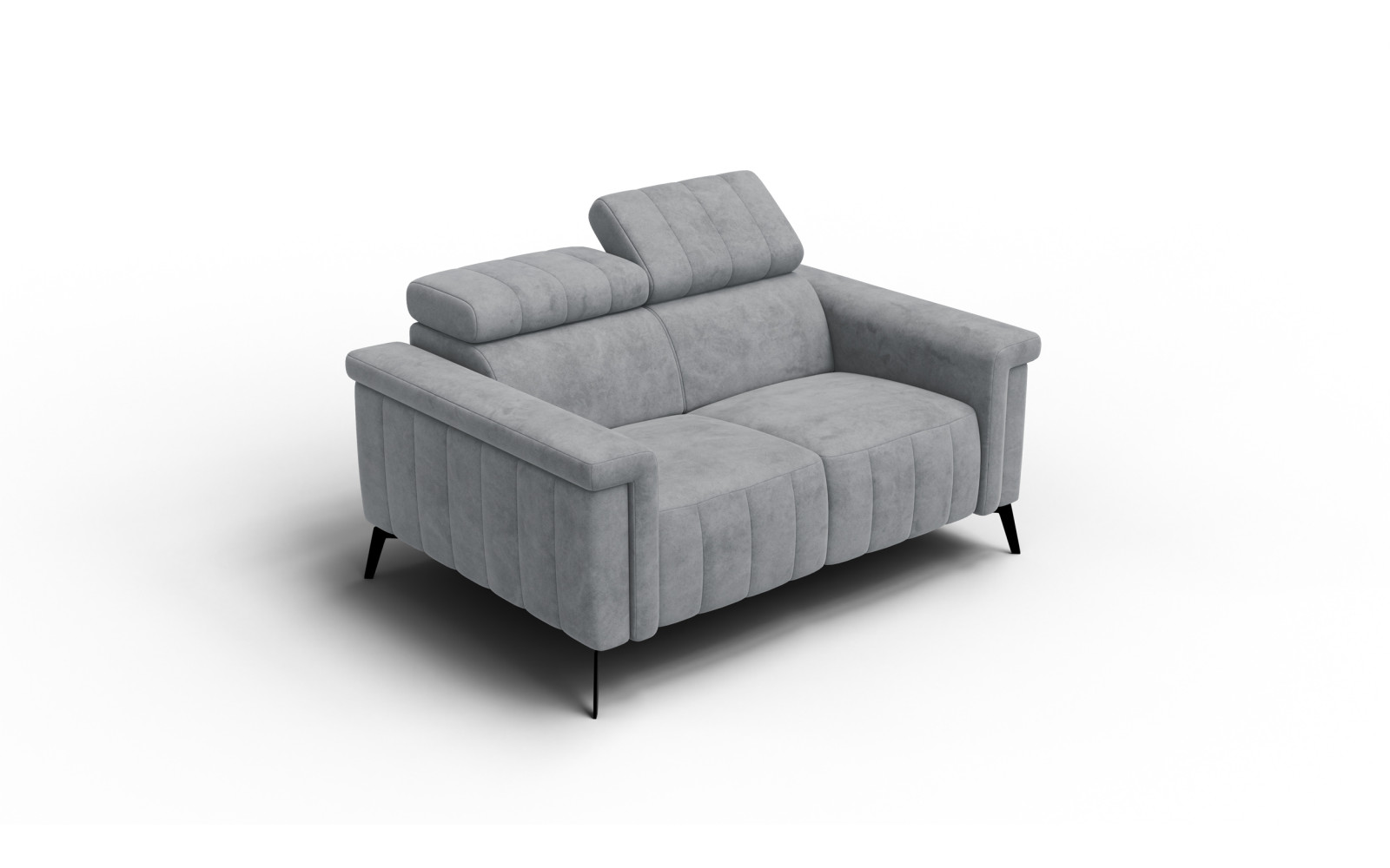 Sofa 2-Sitzer NORDEL, grau