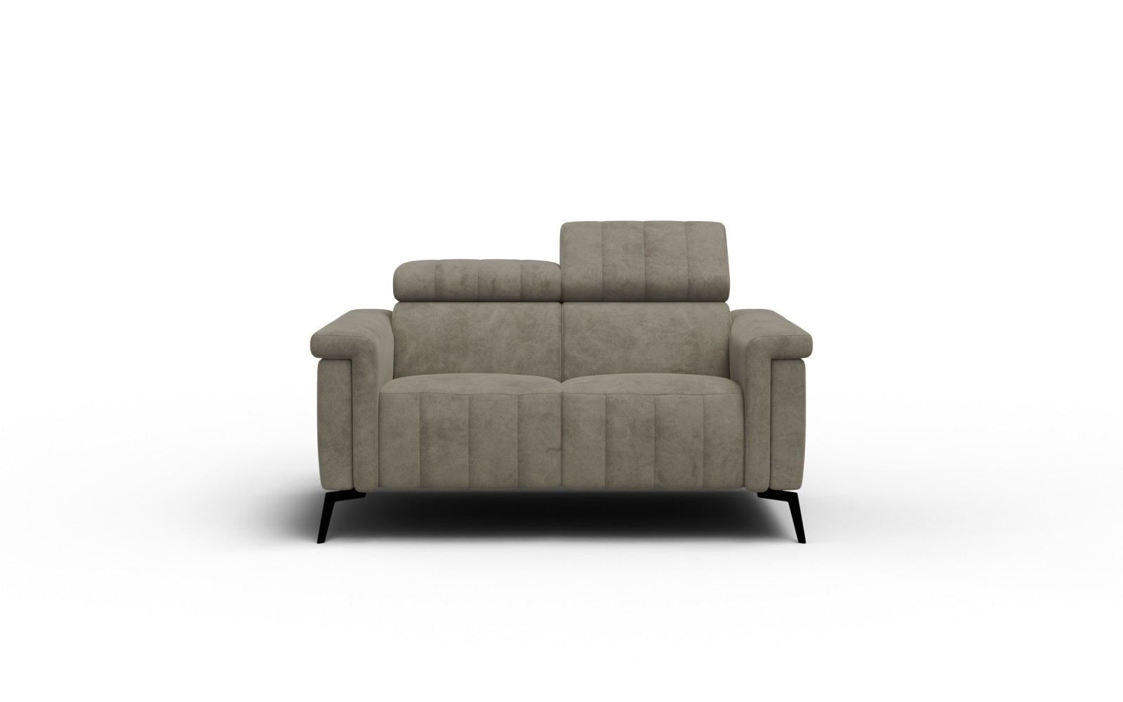 Sofa 2-Sitzer NORDEL, dunkles beige