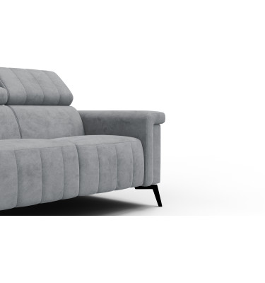 Sofa 2-Sitzer NORDEL, grau