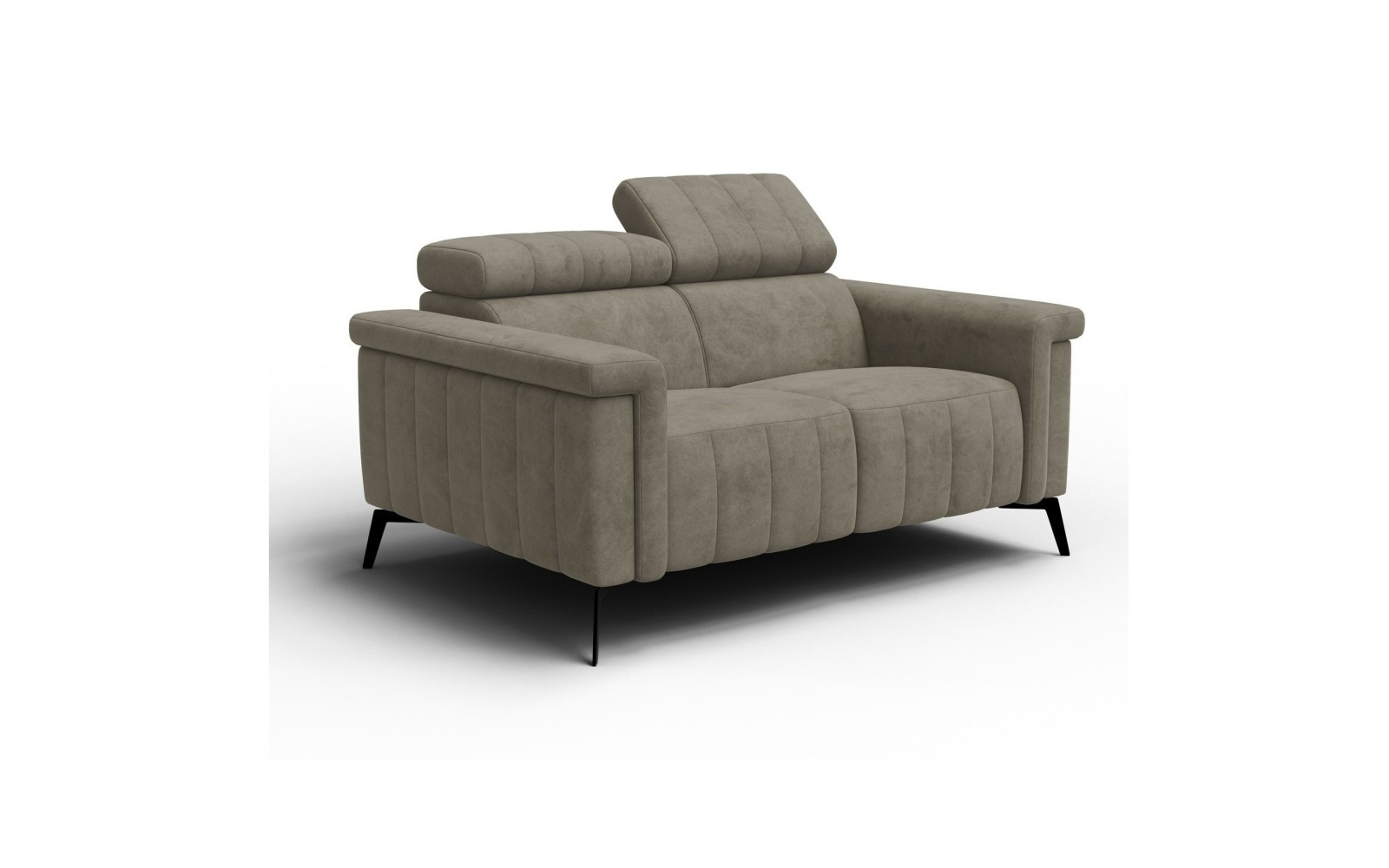 Sofa 2-Sitzer NORDEL, dunkles beige