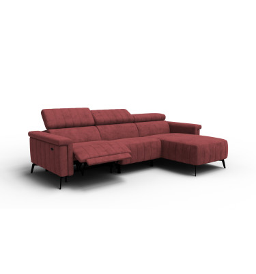 Ecksofa 4-Sitzer NORDEL, bordeaux