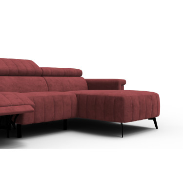 Ecksofa 4-Sitzer NORDEL, bordeaux
