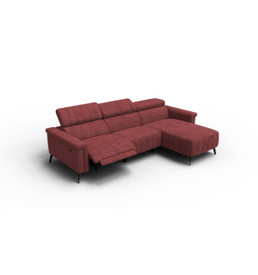 Ecksofa 4-Sitzer NORDEL, bordeaux