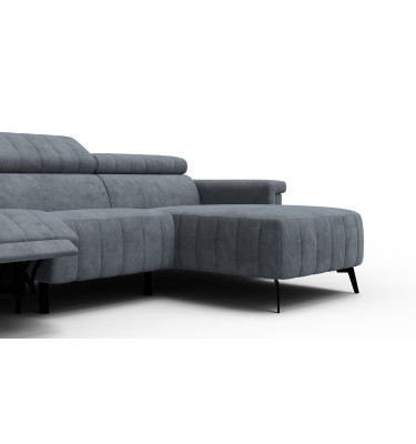 Ecksofa 4-Sitzer NORDEL, dunkelgrau