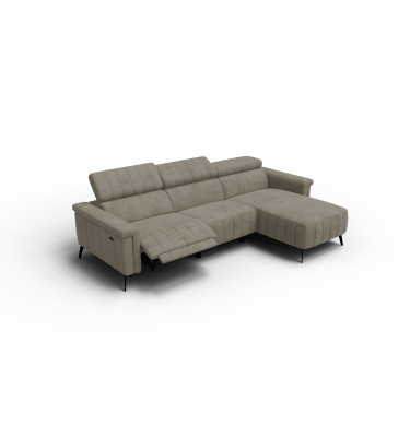 Ecksofa 4-Sitzer NORDEL, dunkles beige