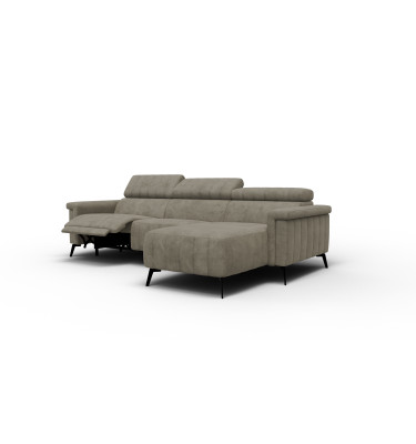 Ecksofa 4-Sitzer NORDEL, dunkles beige