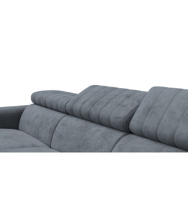 Ecksofa 4-Sitzer NORDEL, dunkelgrau