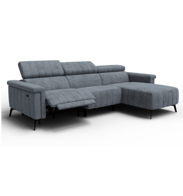 Ecksofa 4-Sitzer NORDEL, dunkelgrau