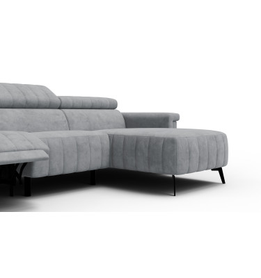 Ecksofa 4-Sitzer NORDEL, grau