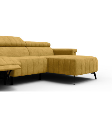 Ecksofa 4-Sitzer NORDEL, senfgelb