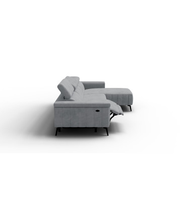 Ecksofa 4-Sitzer NORDEL, grau