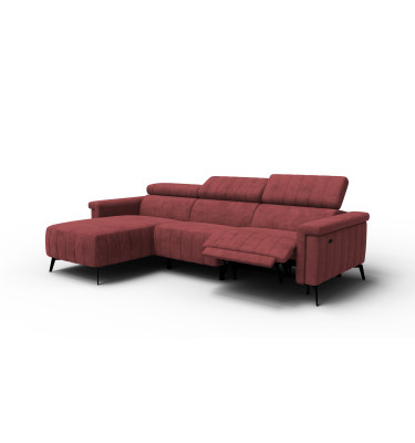 Ecksofa 4-Sitzer NORDEL, bordeaux