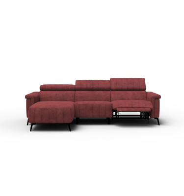 Ecksofa 4-Sitzer NORDEL, bordeaux