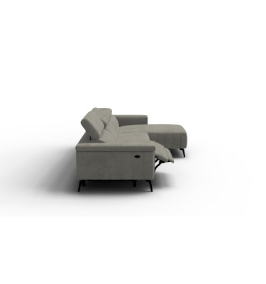 Ecksofa 4-Sitzer NORDEL, taupe