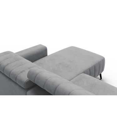Ecksofa 4-Sitzer NORDEL, grau