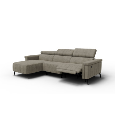 Ecksofa 4-Sitzer NORDEL, dunkles beige