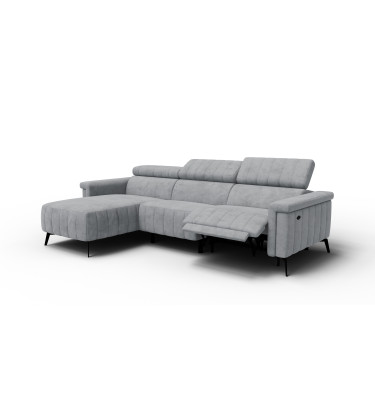 Ecksofa 4-Sitzer NORDEL, grau