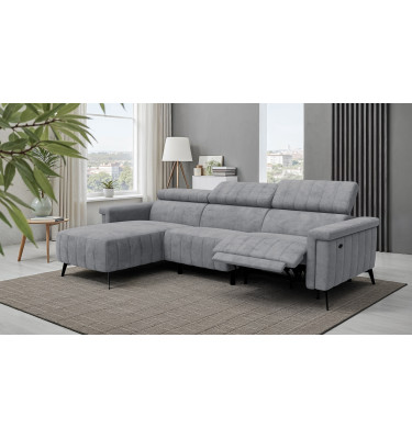 Ecksofa 4-Sitzer NORDEL, grau