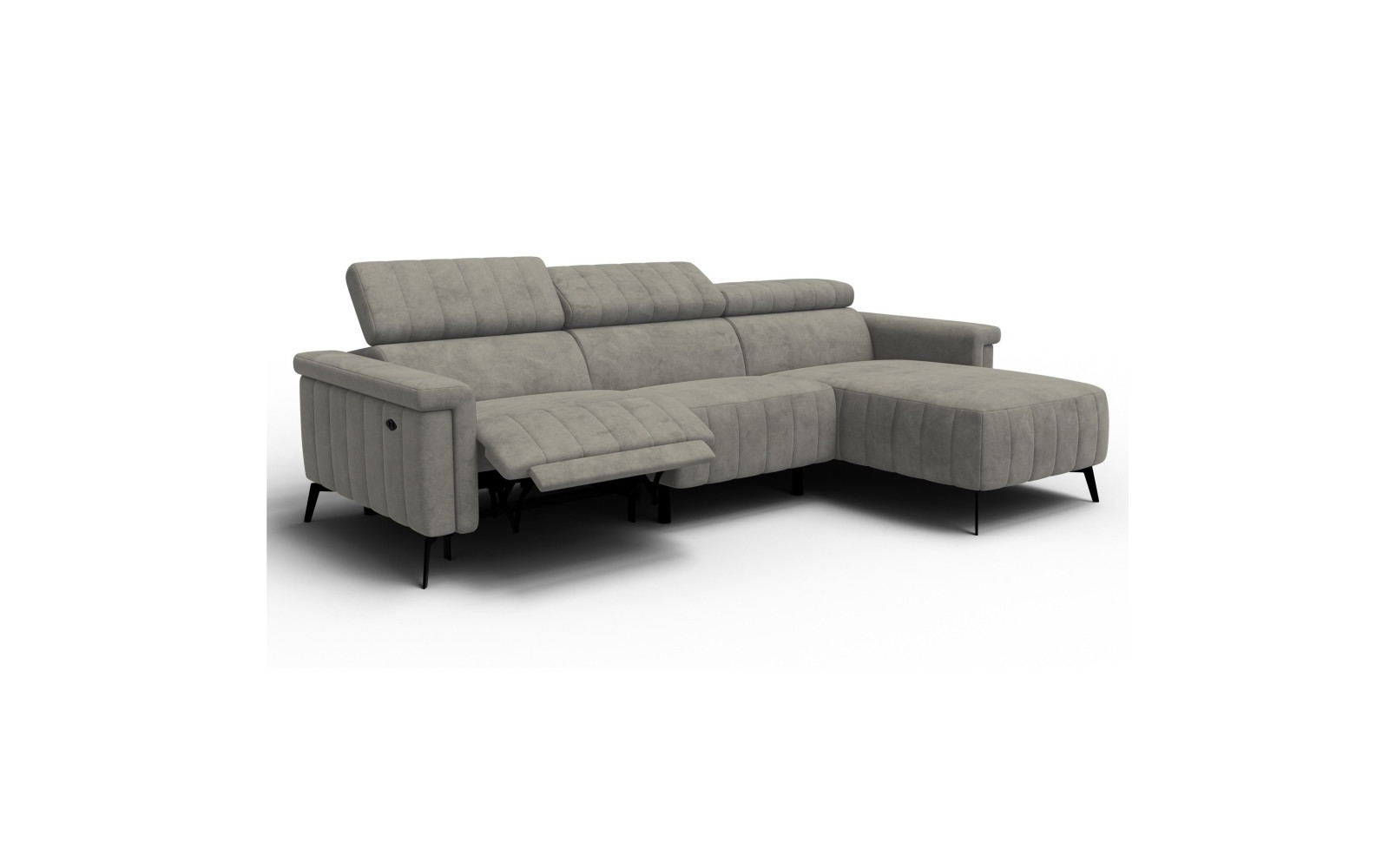Ecksofa 4-Sitzer NORDEL, taupe