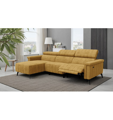 Ecksofa 4-Sitzer NORDEL, senfgelb