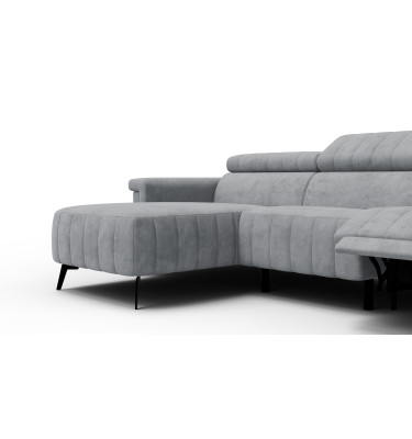 Ecksofa 4-Sitzer NORDEL, grau