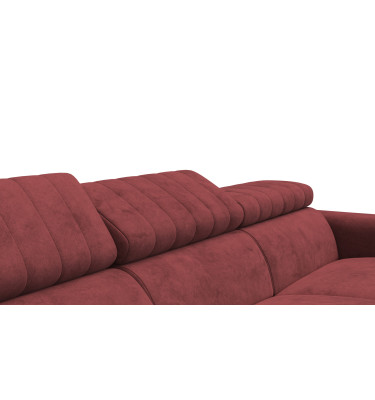 Ecksofa 4-Sitzer NORDEL, bordeaux
