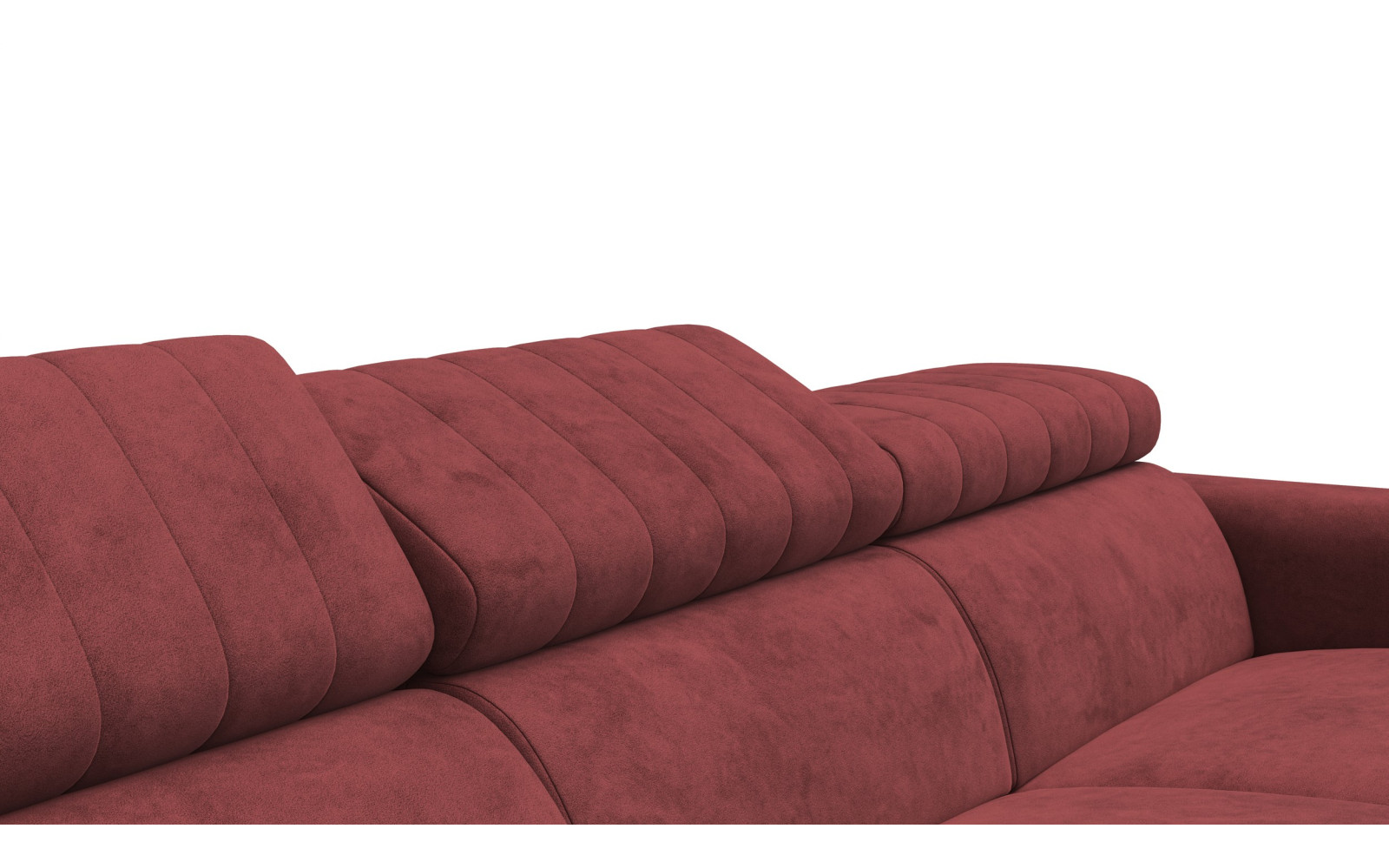 Ecksofa 4-Sitzer NORDEL, bordeaux