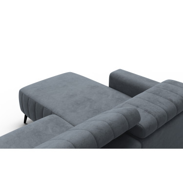 Ecksofa 4-Sitzer NORDEL, dunkelgrau