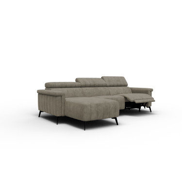 Ecksofa 4-Sitzer NORDEL, dunkles beige