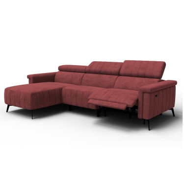 Ecksofa 4-Sitzer NORDEL, bordeaux