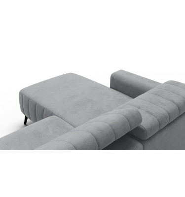 Ecksofa 4-Sitzer NORDEL, grau