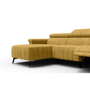 Ecksofa 4-Sitzer NORDEL, senfgelb