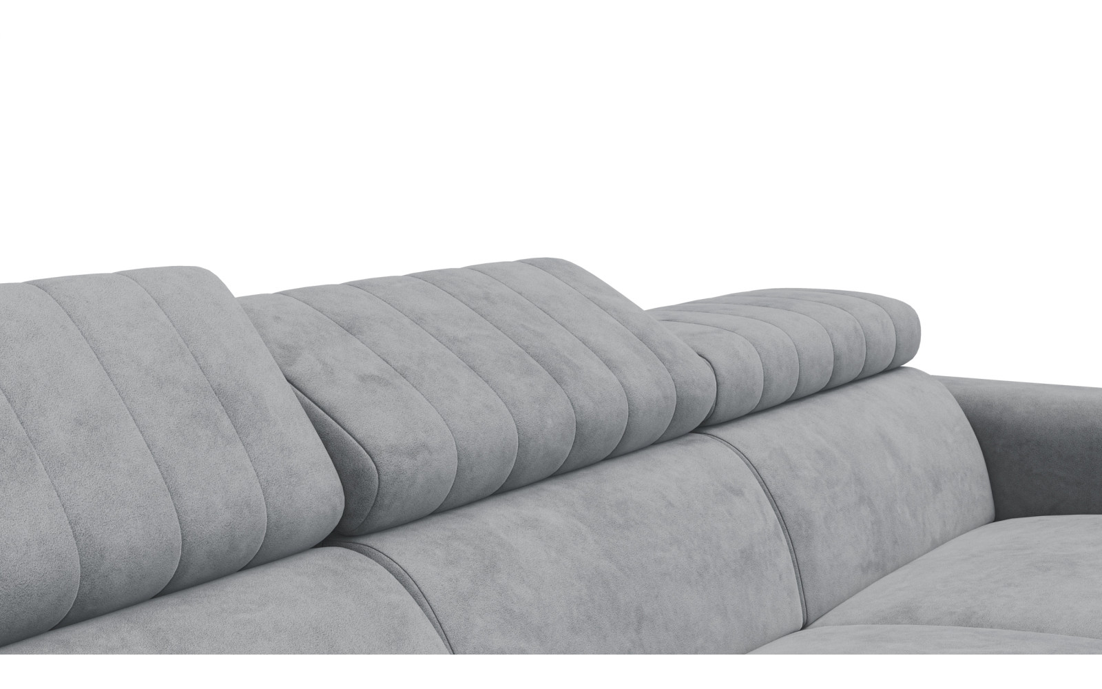 Ecksofa 4-Sitzer NORDEL, grau