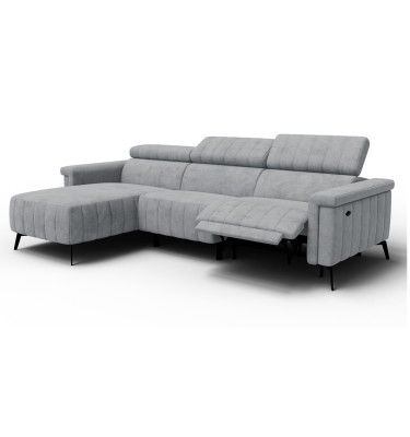Ecksofa 4-Sitzer NORDEL, grau