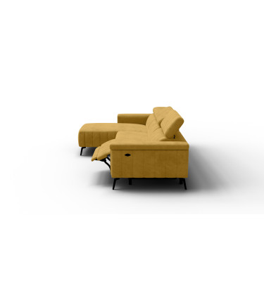 Ecksofa 4-Sitzer NORDEL, senfgelb