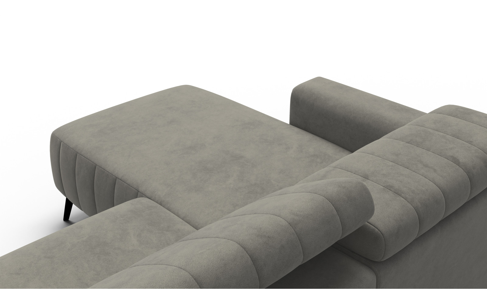 Ecksofa 4-Sitzer NORDEL, taupe