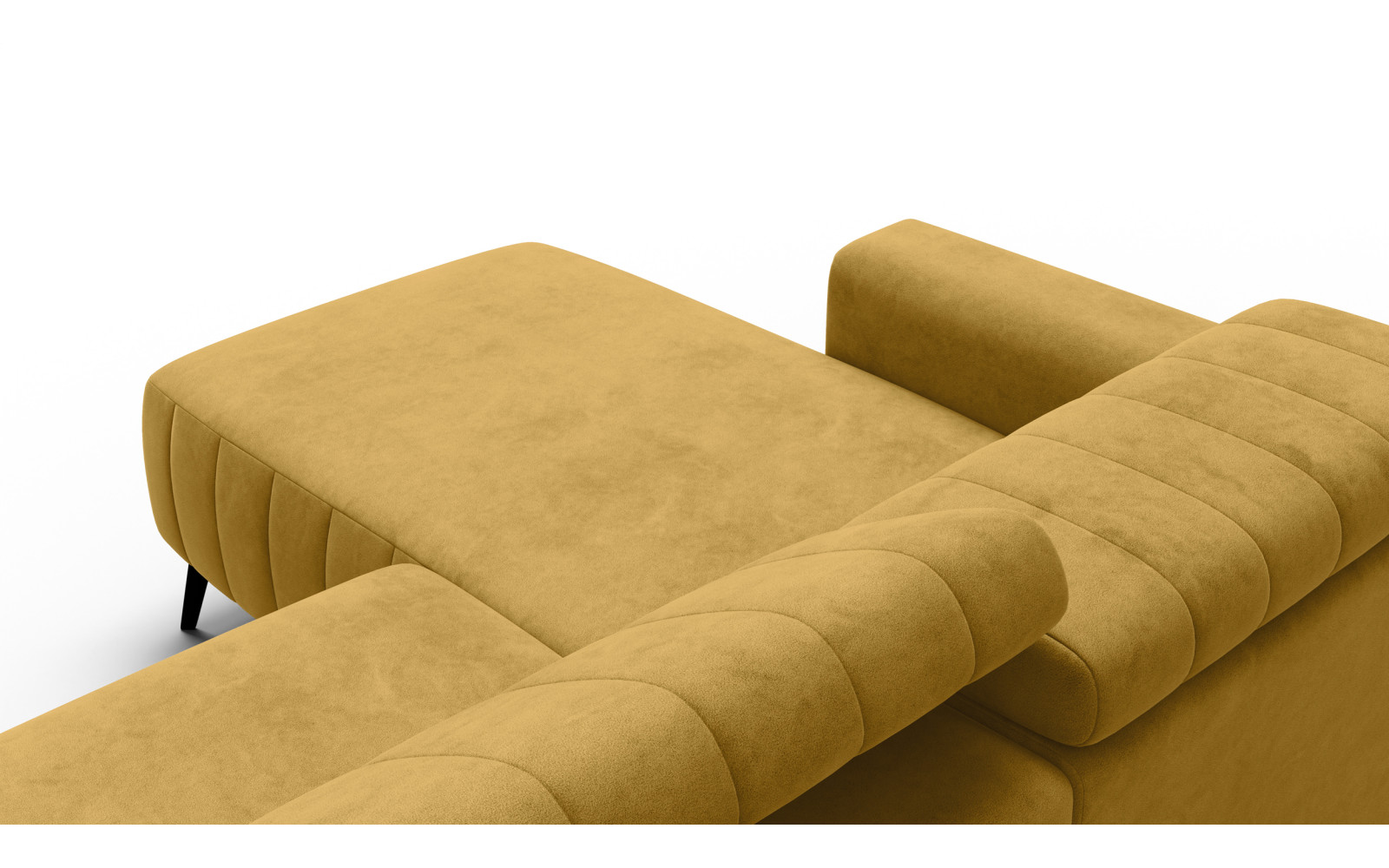 Ecksofa 4-Sitzer NORDEL, senfgelb