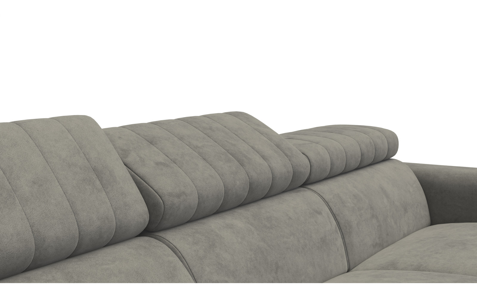 Ecksofa 4-Sitzer NORDEL, taupe
