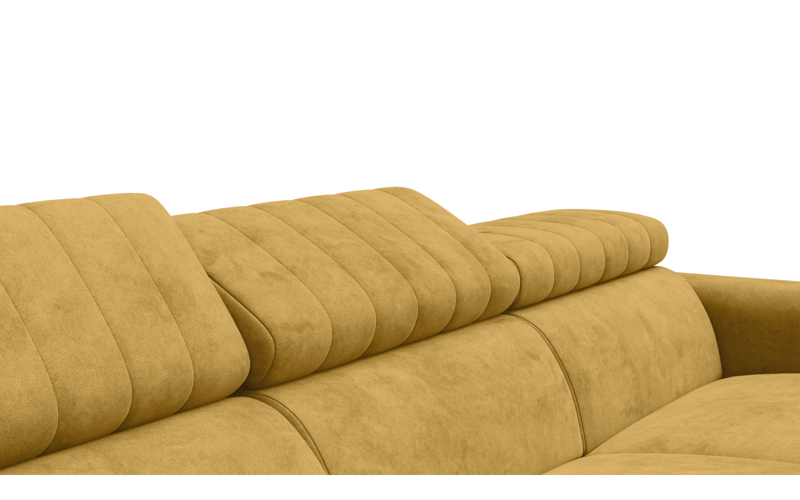 Ecksofa 4-Sitzer NORDEL, senfgelb