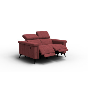 Relaxsofa 2-Sitzer NORDEL, bordeaux